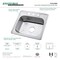 Gourmetier K25228BN Carefree Drop-in Single Bowl Kitchen Sink, Brushed K25228BN - alternate 2
